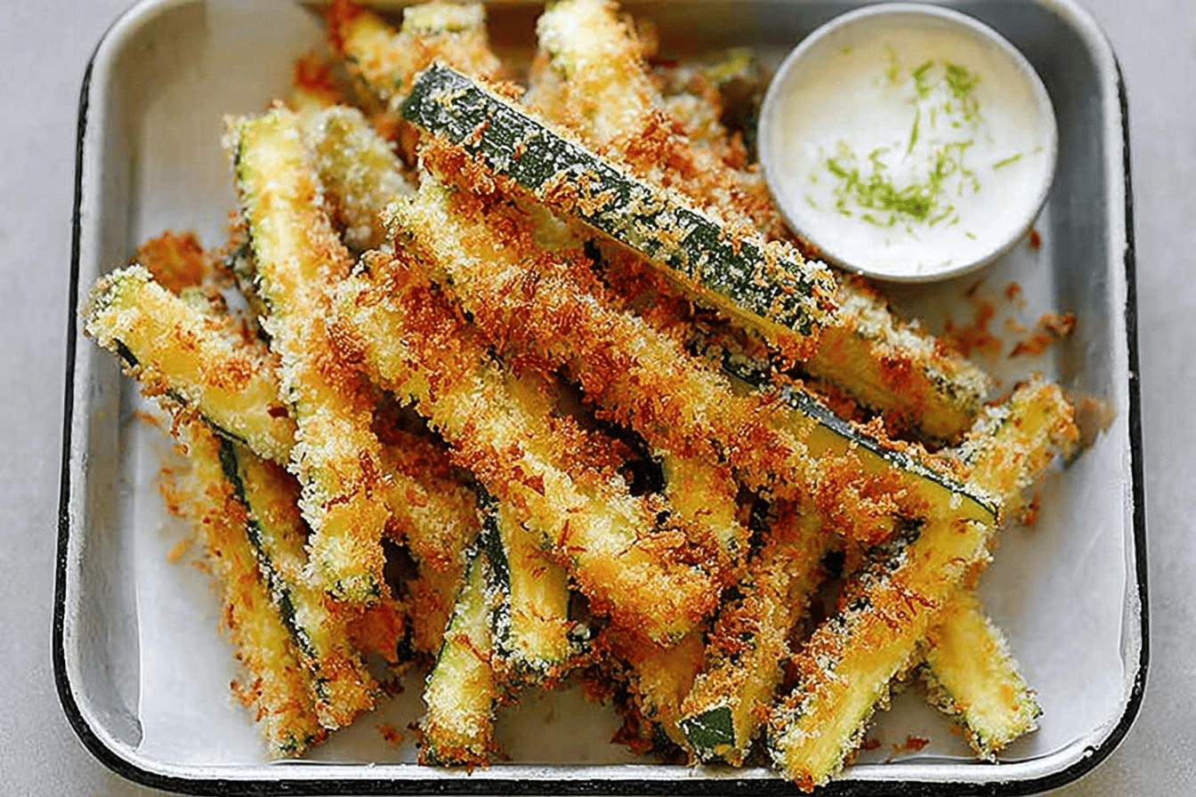 Easy Parmesan Zucchini Fries