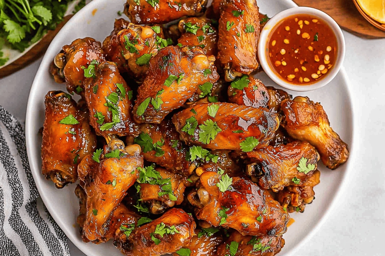The Best Easy Spicy Sweet Honey Wings Recipe