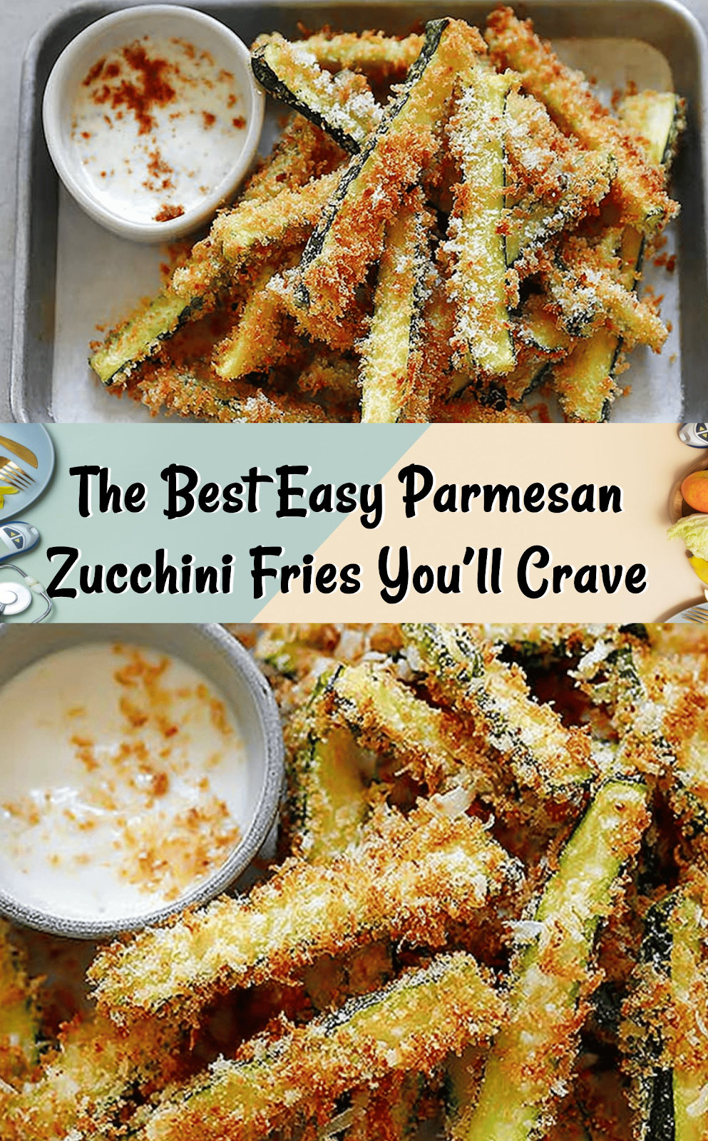 Easy Parmesan Zucchini Fries