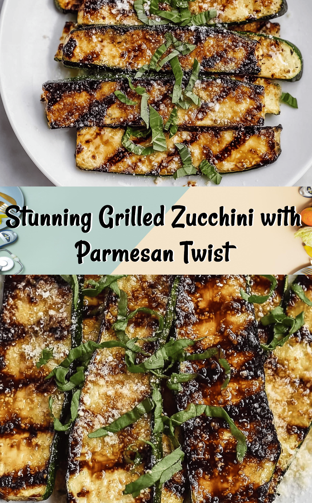 Grilled Zucchini with Parmesan 