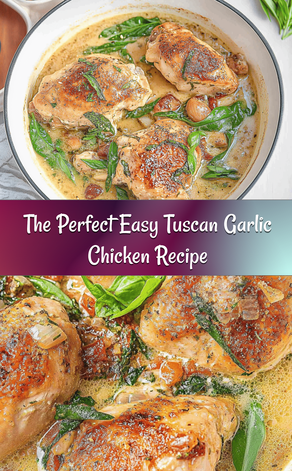 The Perfect Easy Tuscan Garlic Chicken Recipe