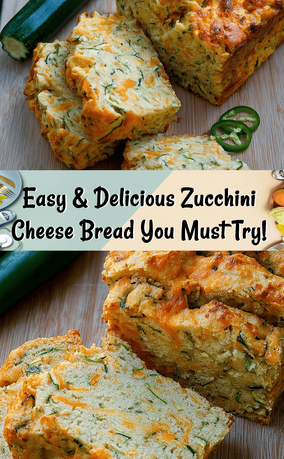 Zucchini Cheese Bread