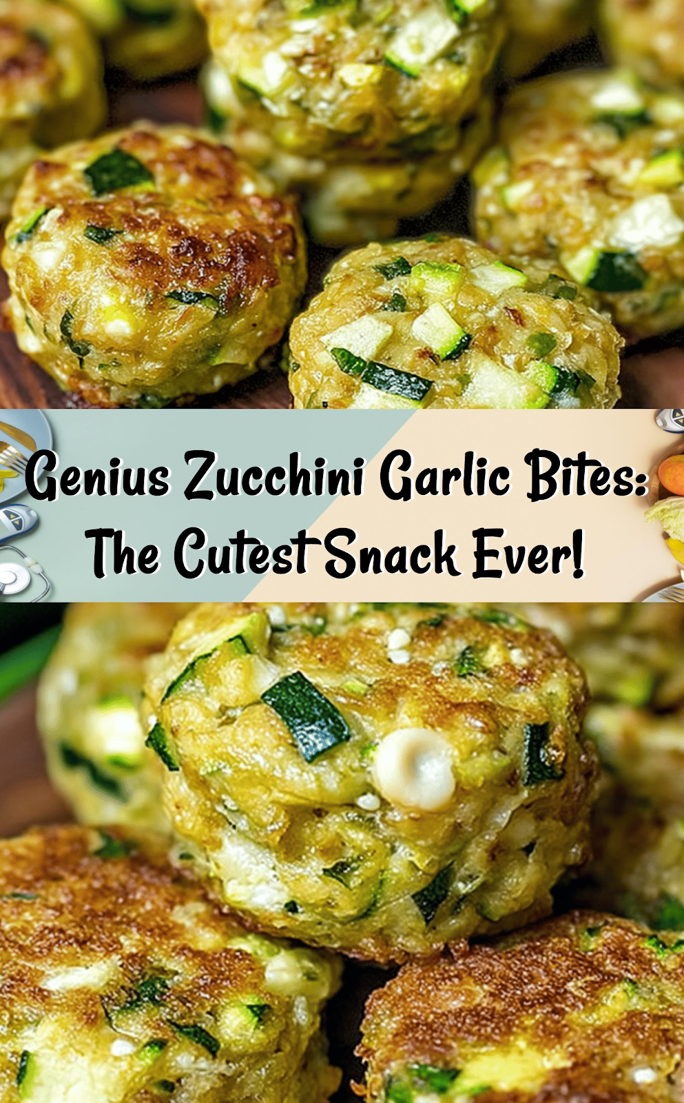 Zucchini Garlic Bites