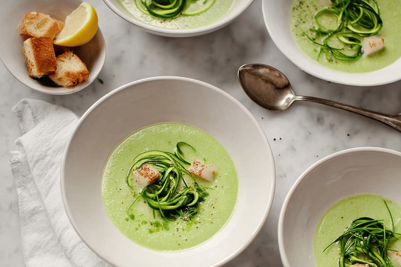Basil Zucchini Soup