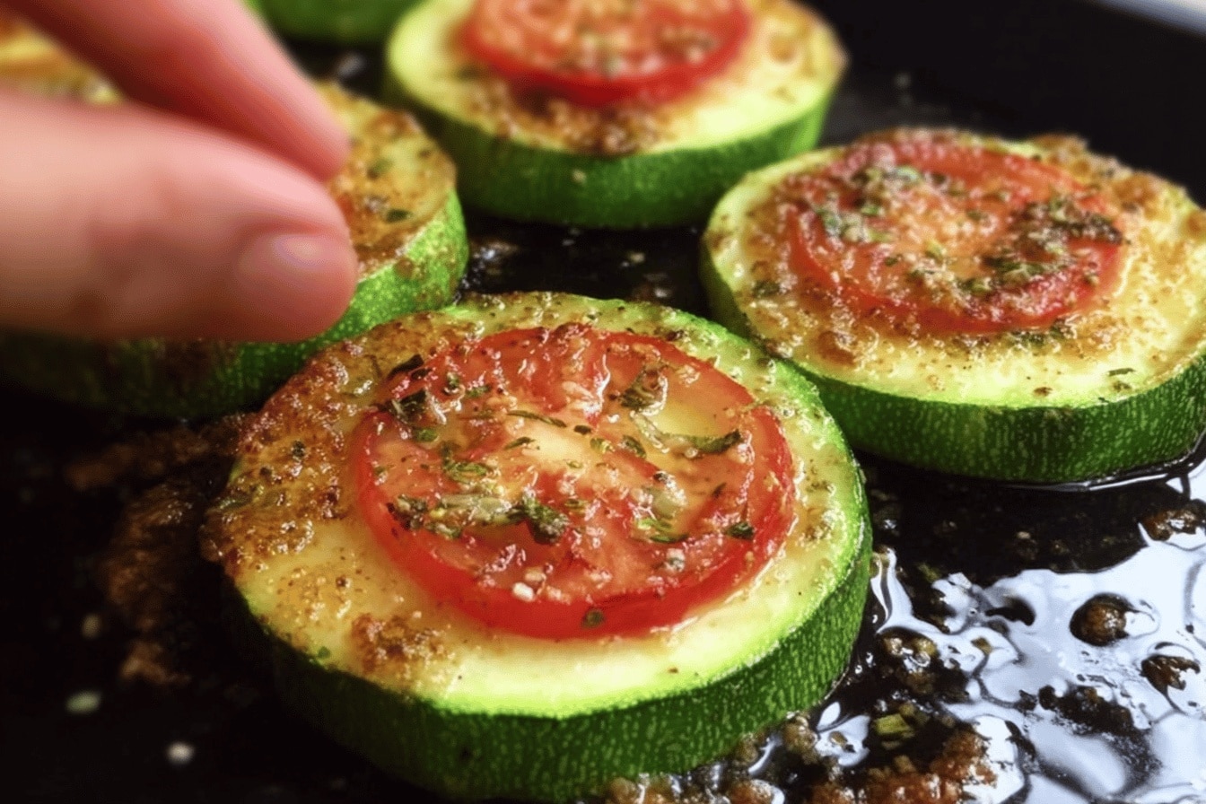 Easy Low-Carb Zucchini Tomato Bites