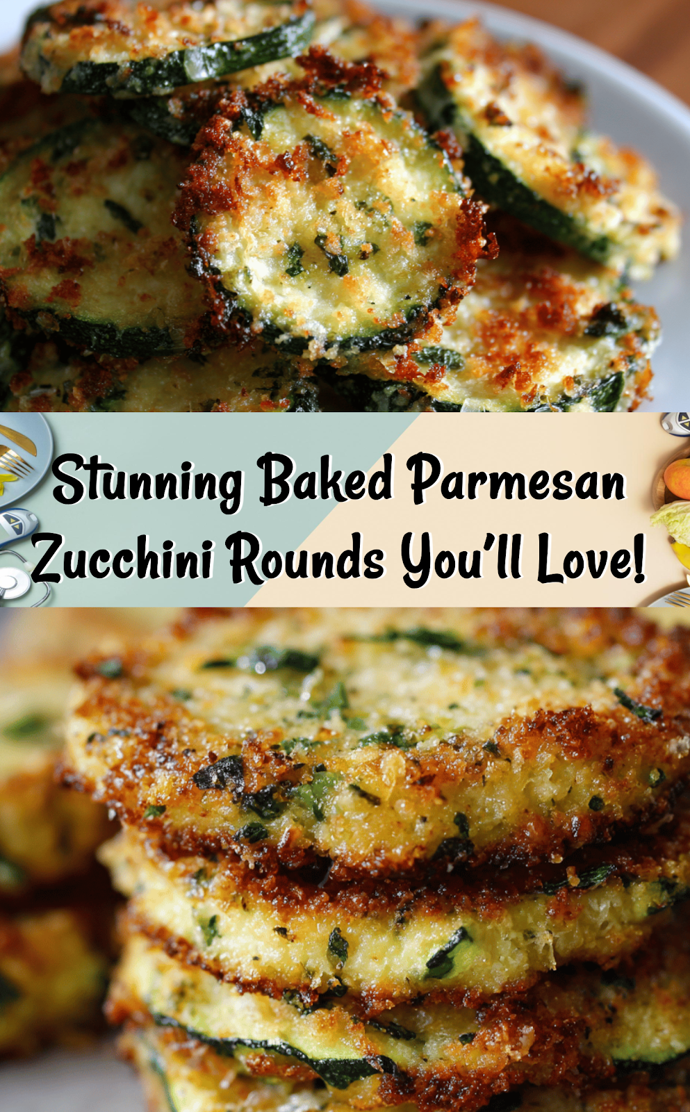 Baked Parmesan Zucchini Rounds