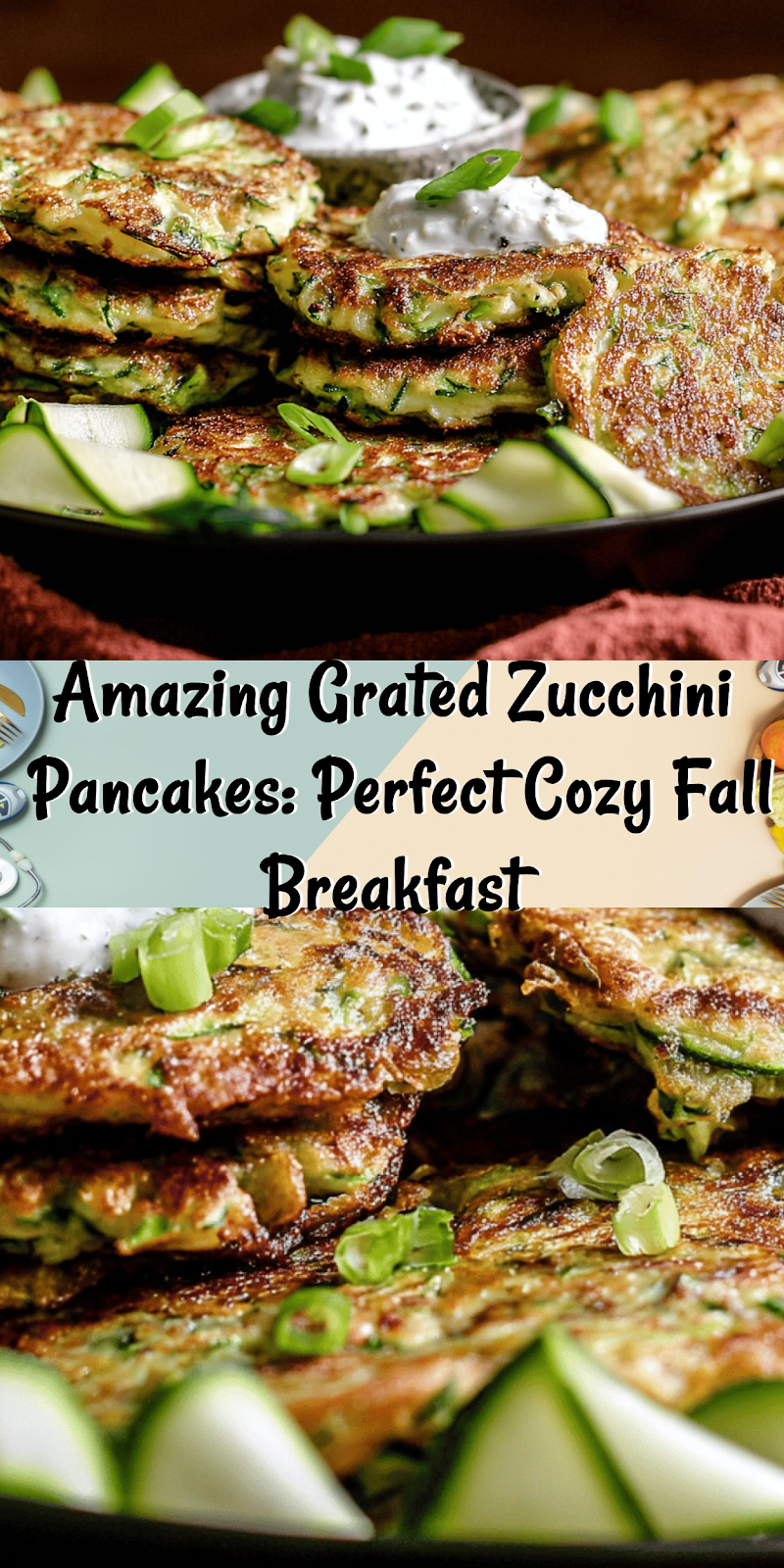 Grated Zucchini Pancakes