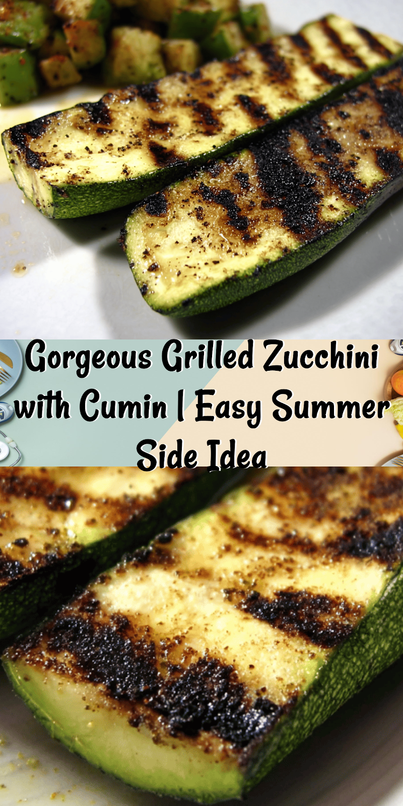 Grilled Zucchini With Cumin
