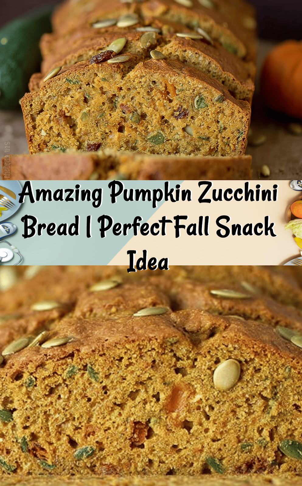 Pumpkin Zucchini Bread