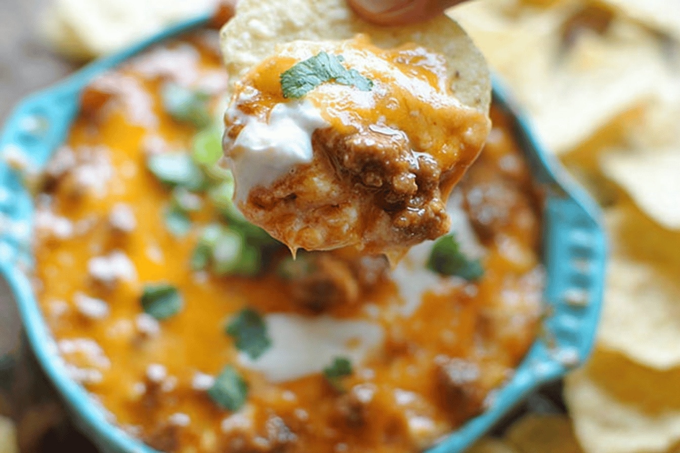 Beef Enchilada Dip