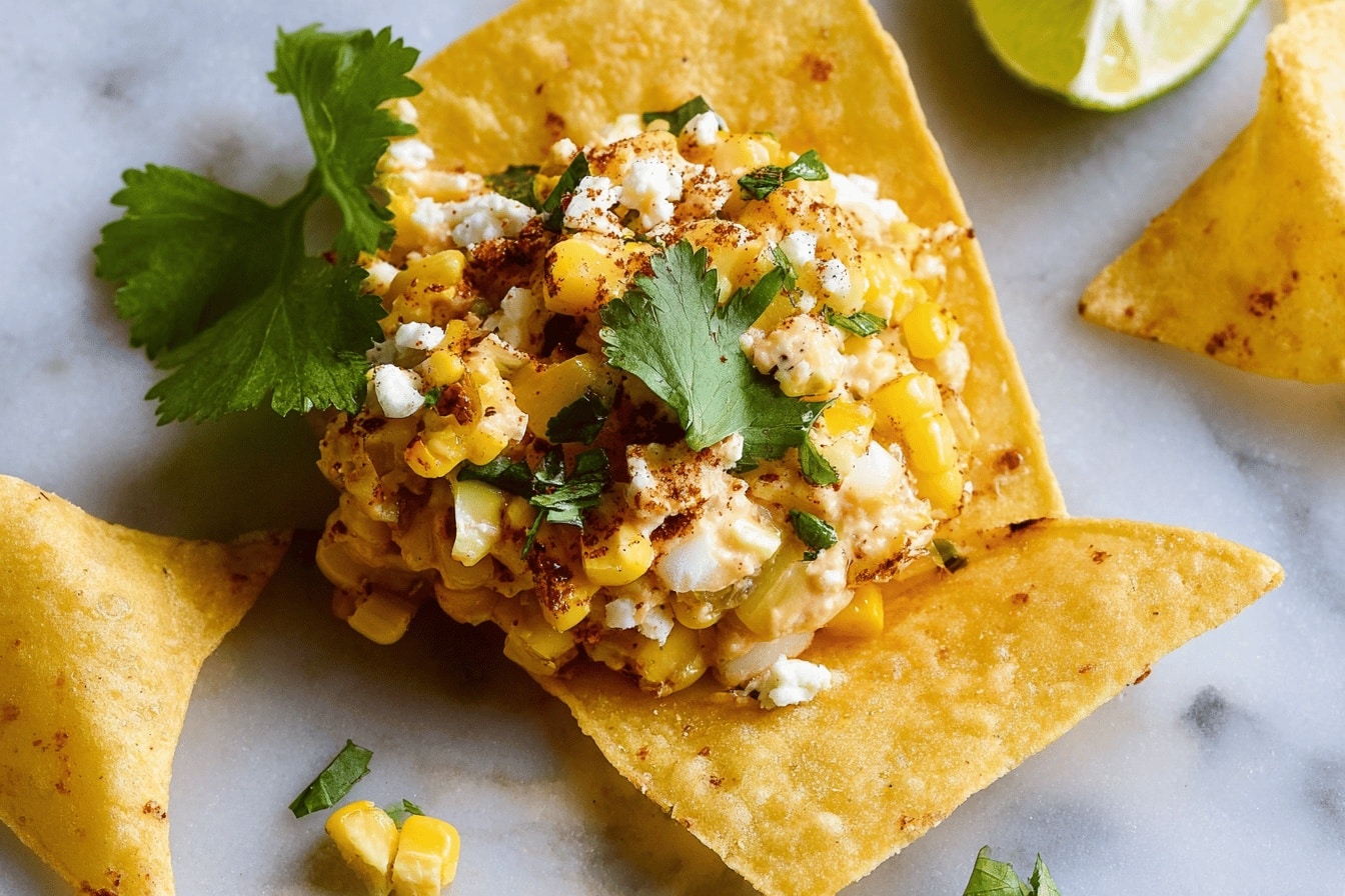 Easy Mexican Street Corn Dip