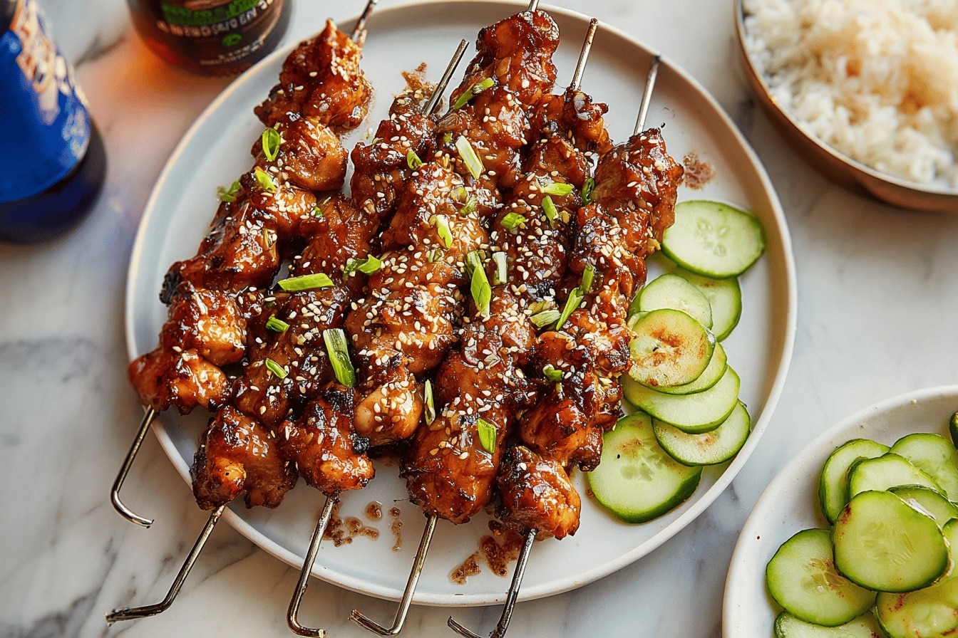 Sesame Chicken Kabobs