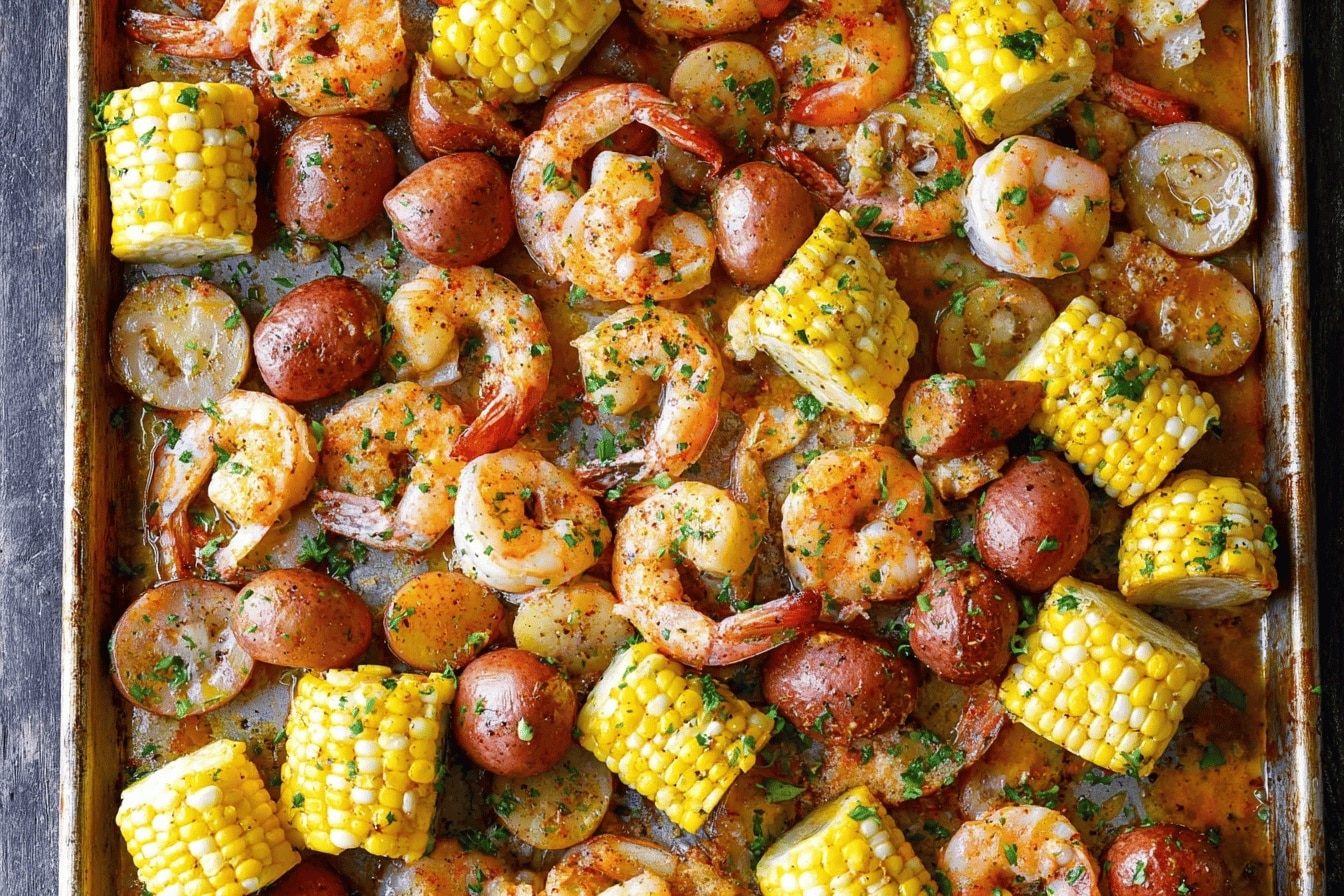 Sheet Pan Shrimp Boil
