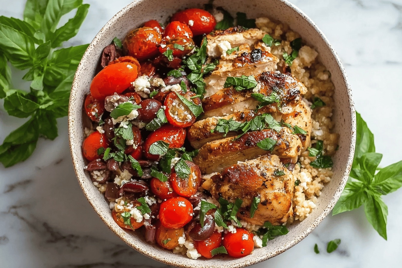 Slow Cooker Mediterranean Chicken – Easy & Flavorful!