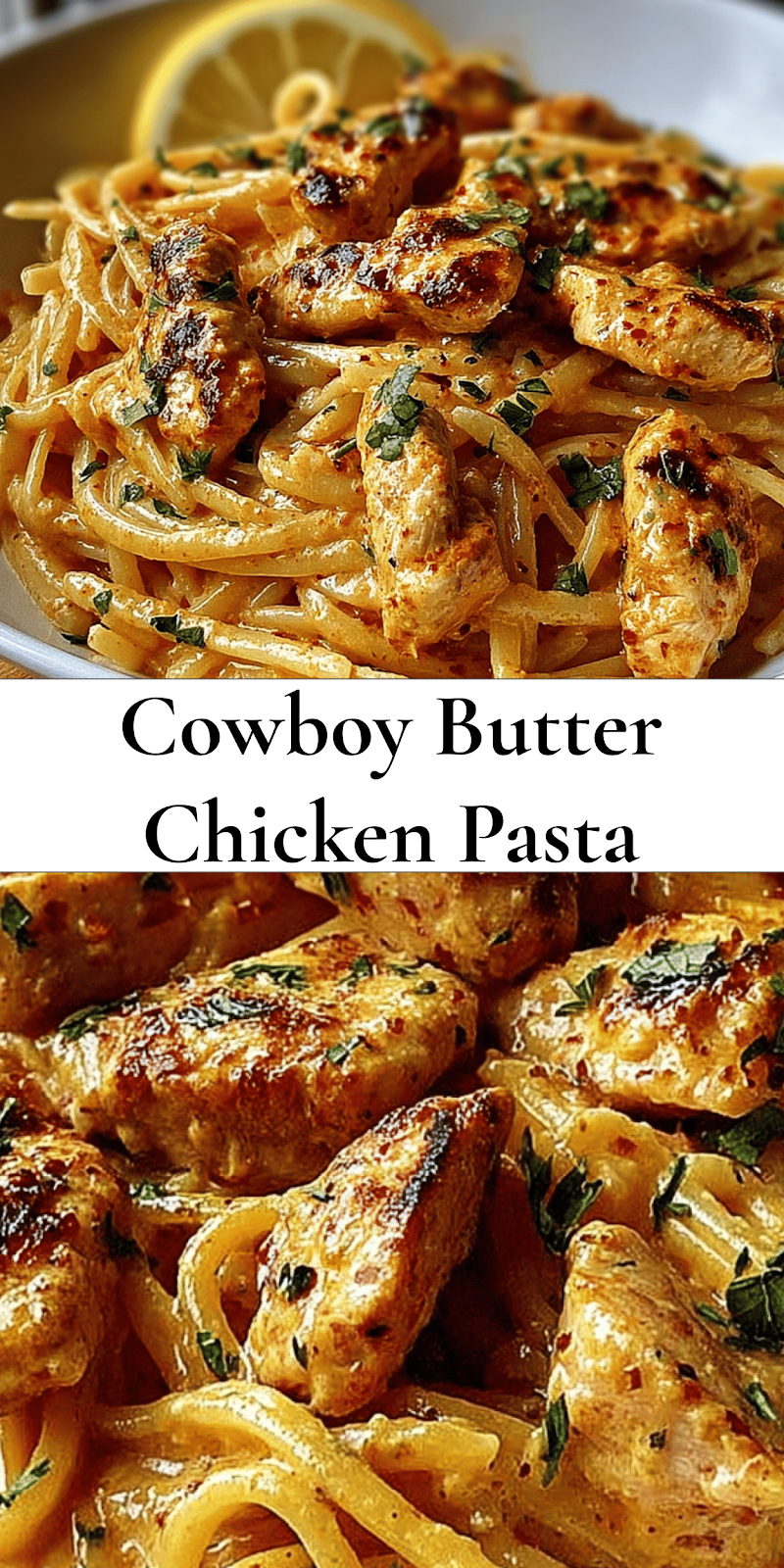 Cowboy Butter Chicken Linguine
