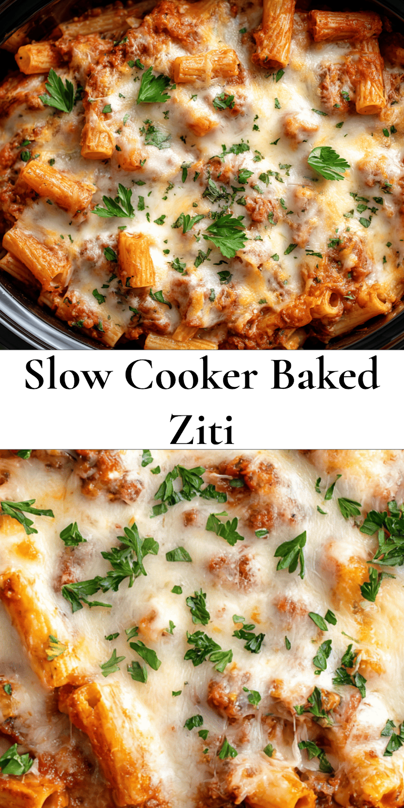 Crockpot Baked Ziti