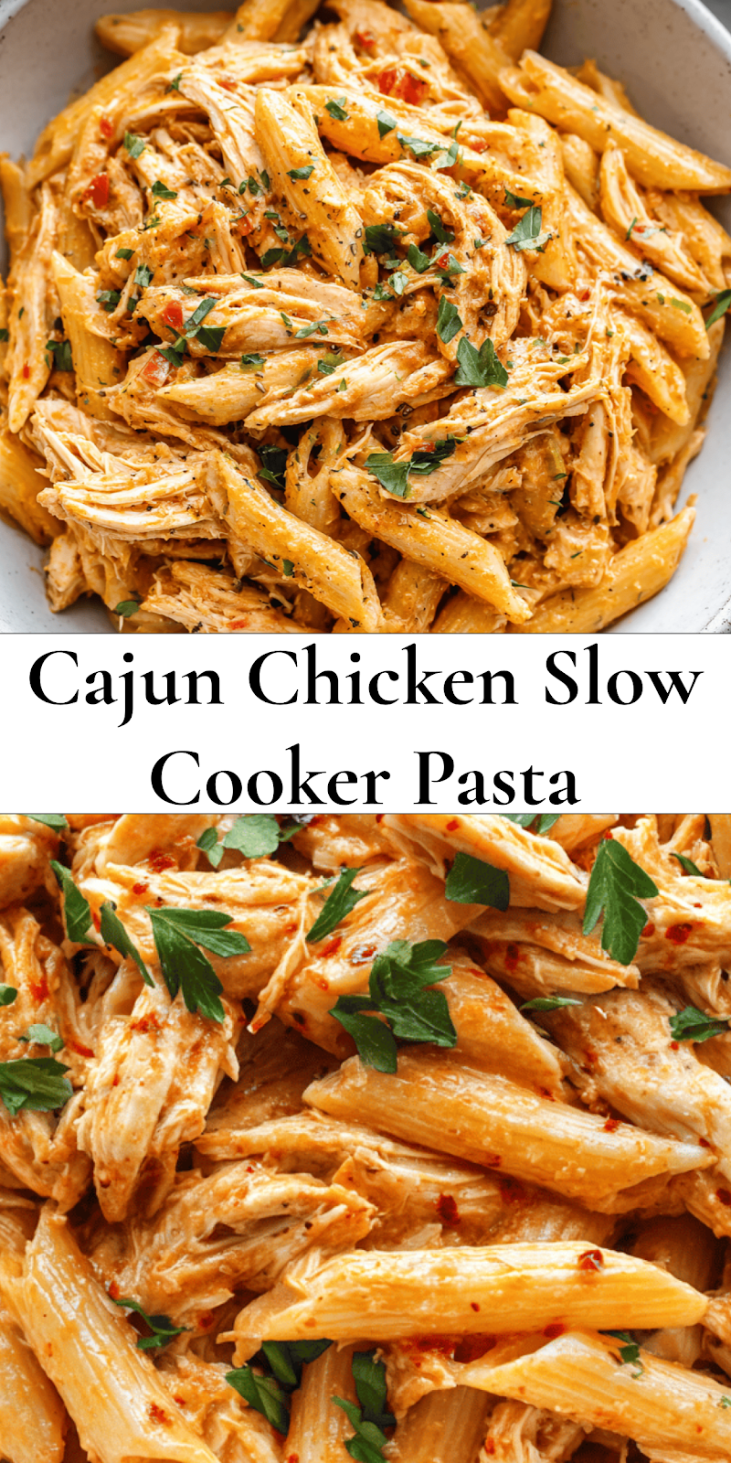 Crockpot Cajun Chicken Pasta