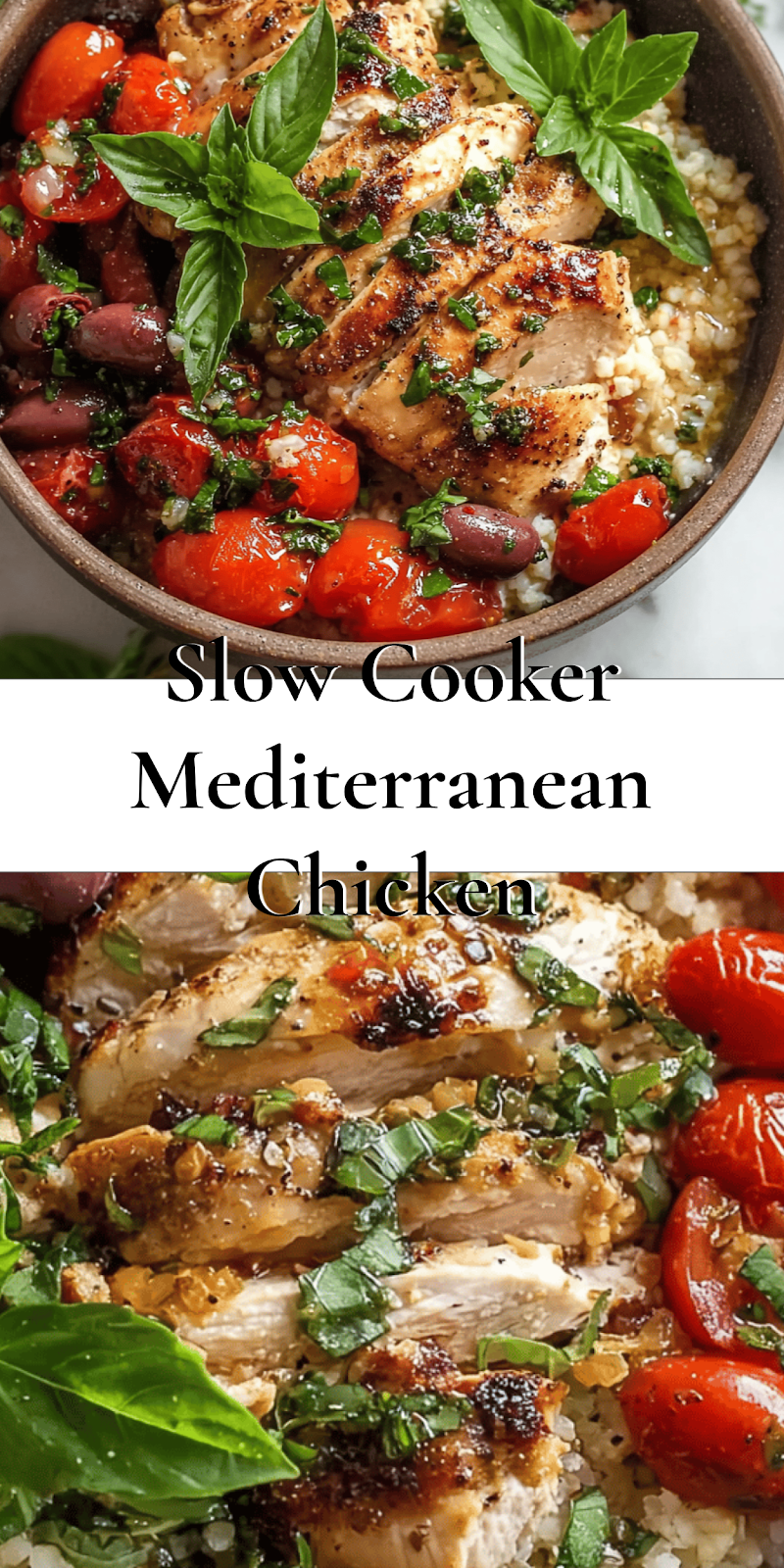 Slow Cooker Mediterranean Chicken – Easy & Flavorful!