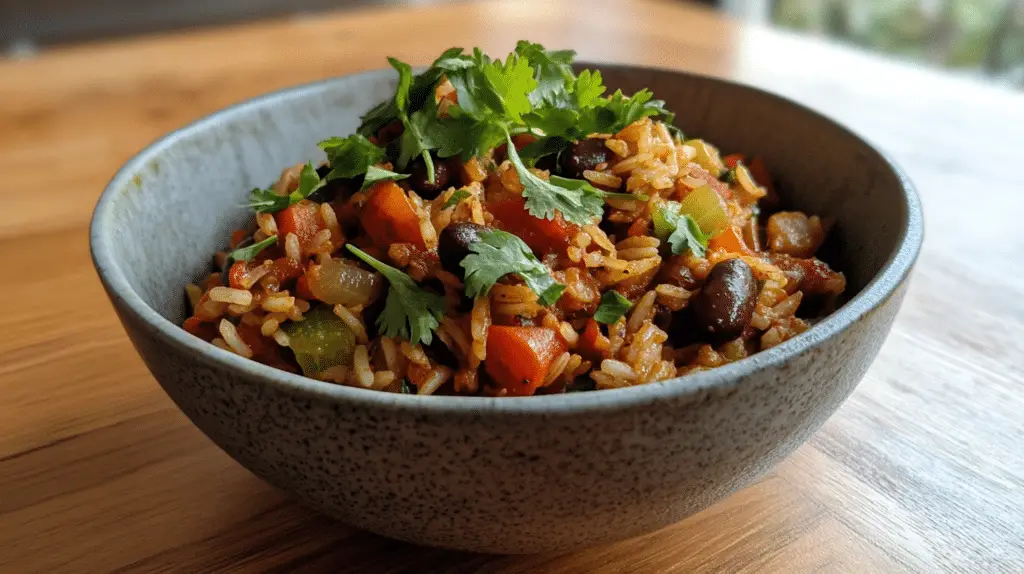 Louisiana Vegetarian Jambalaya - Bold, Flavorful & Plant-Based