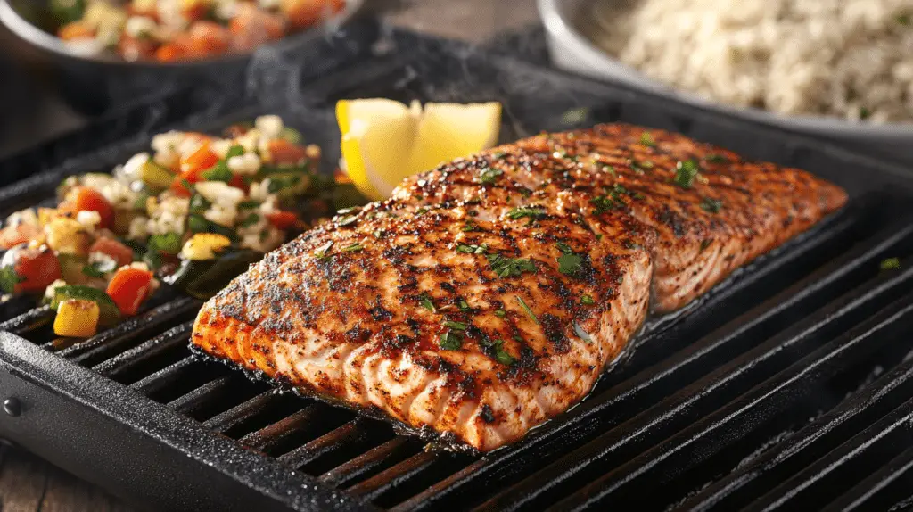 Cajun Spiced Grilled Salmon Recipe - Perfectly Flavored & Juicy
